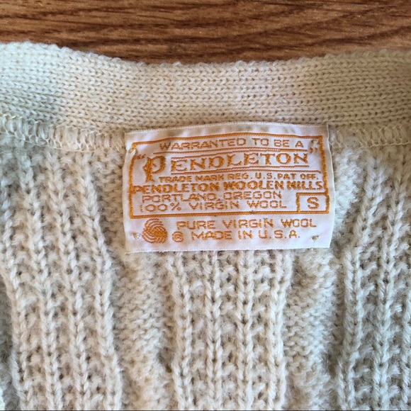 SOLD Pendleton Wool Vest - Picture 2 of 3